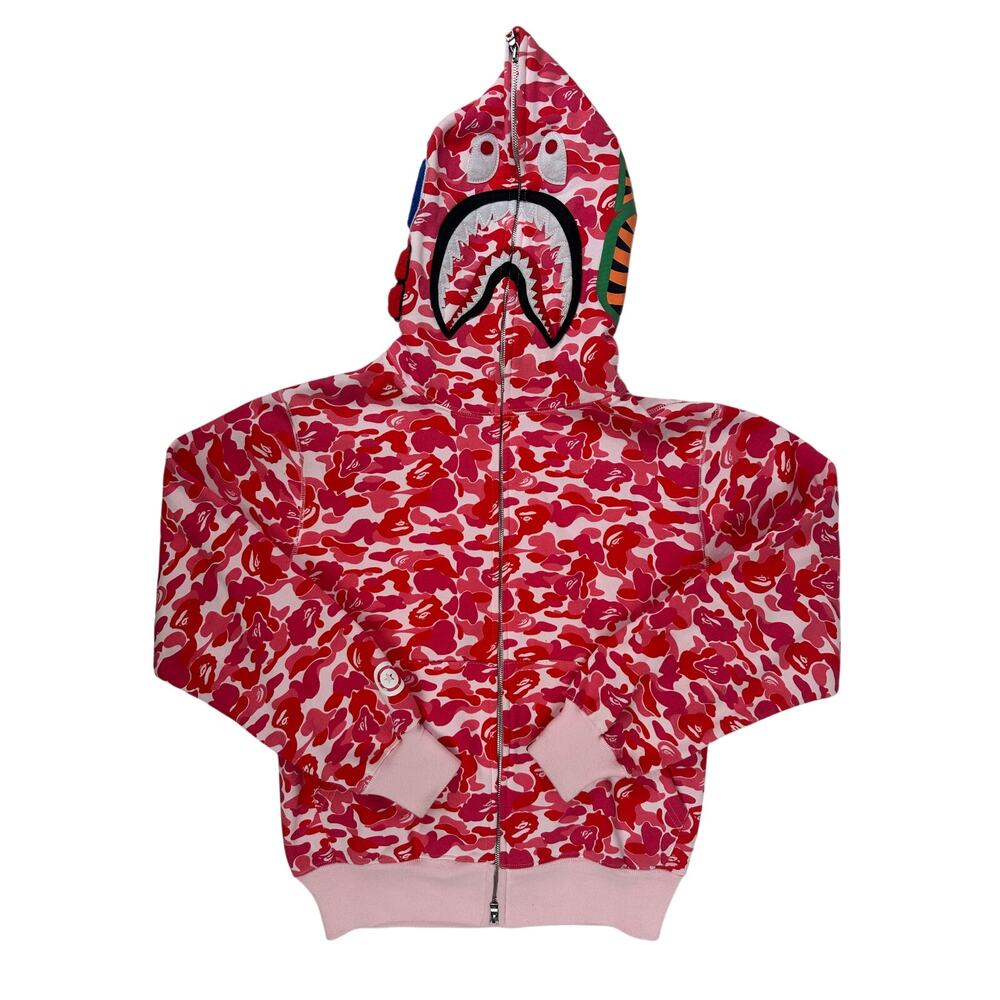 A Bathing Ape (BAPE) ABC Camo Shark Full Zip Hoodie Men's Sz Medium